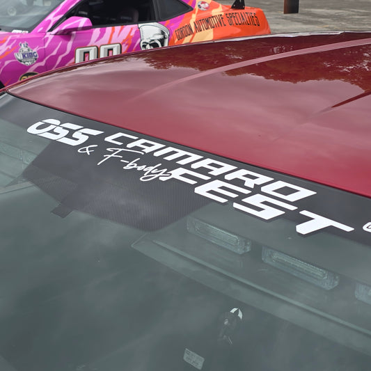 Camaro and F-Body Fest Windshield Banner