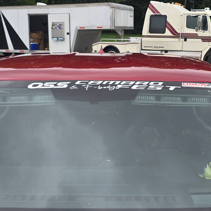Camaro and F-Body Fest Windshield Banner